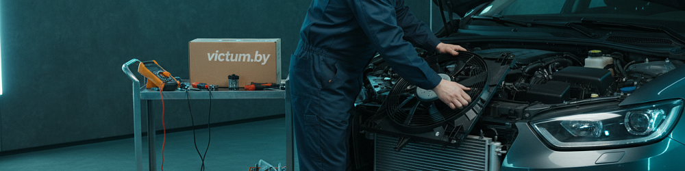 Замена вентилятора радиатора