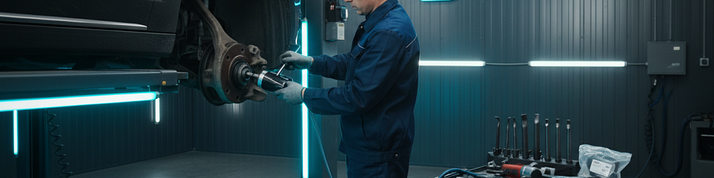 Замена шаровой опоры