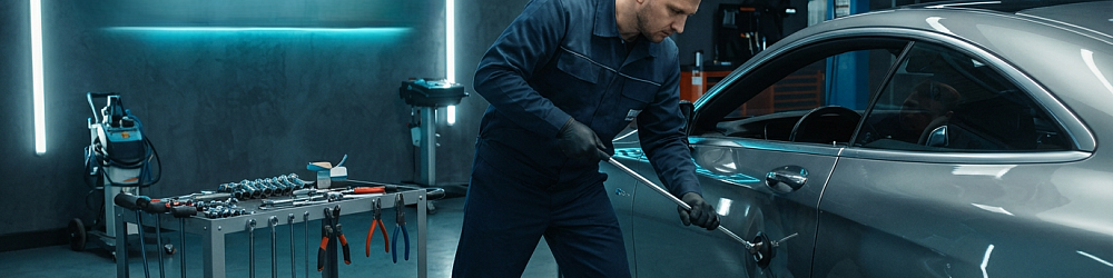 Ремонт вмятин без покраски